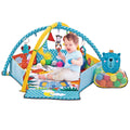 Baby Play Gym &amp; Ball Pit – Tapet Lojërash për Bebe me Lodrat e Varura dhe Topa