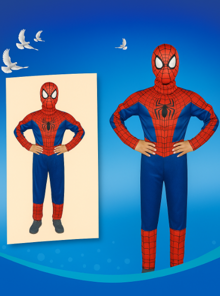 Kostum me Spiderman
