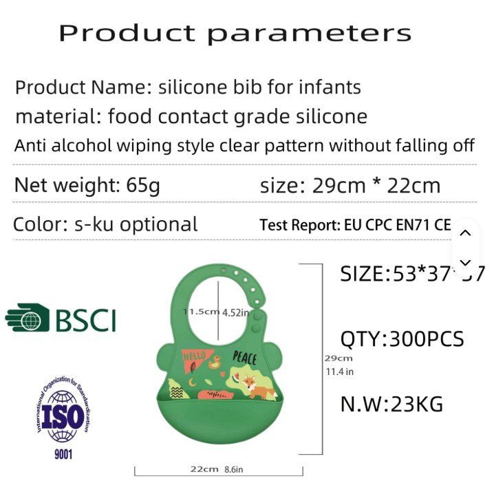Përparëse Silikoni për Bebe – Eko
