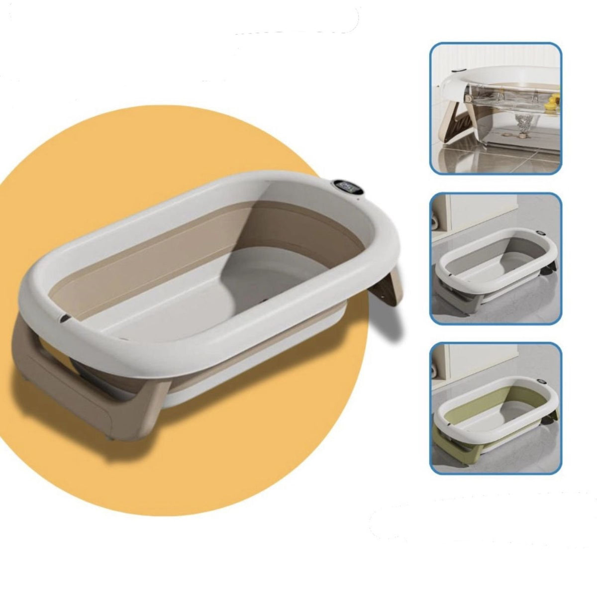 Vaskë për Bebë e Palosshme – Foldable Baby Bathtub