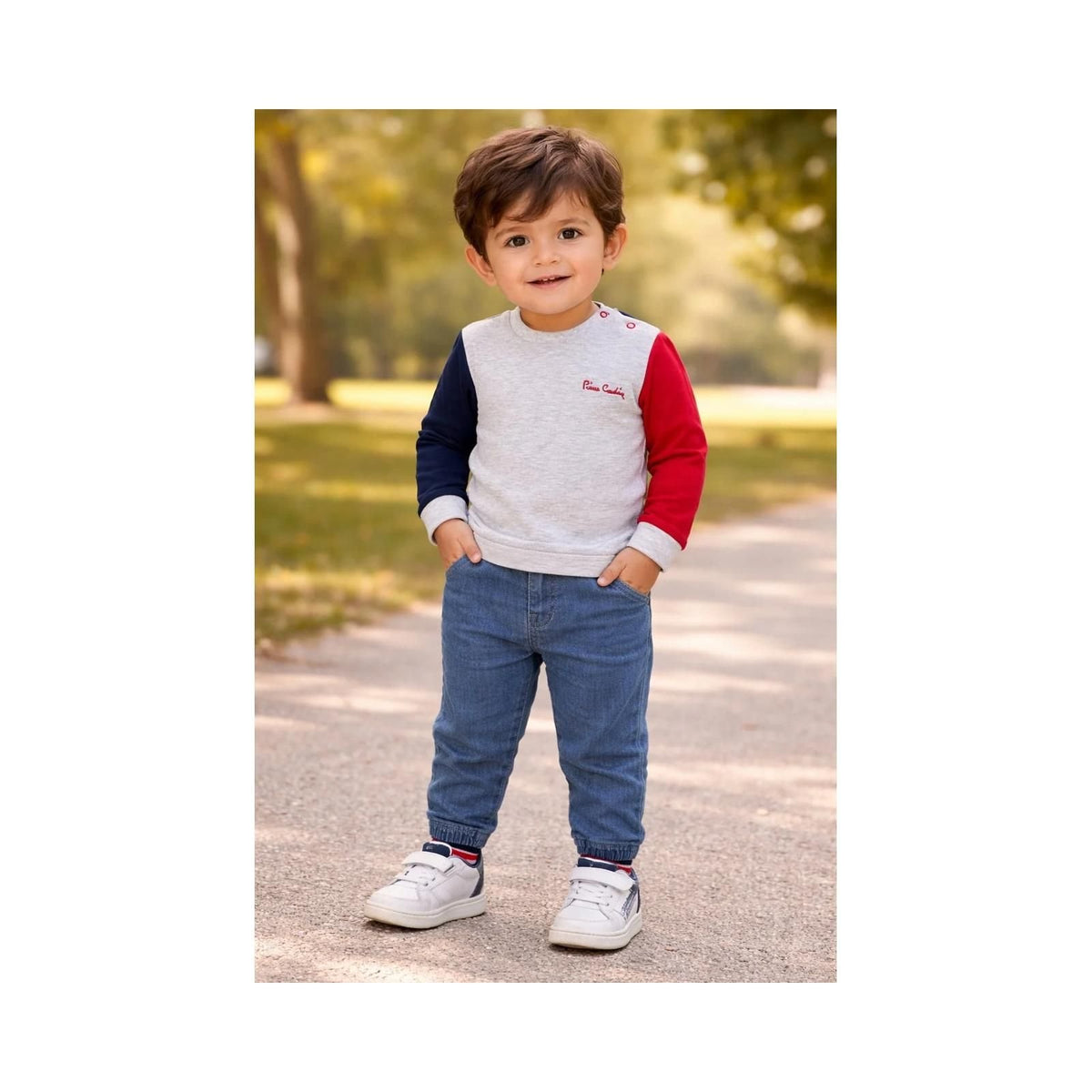 Set për djem Pierre Cardin – bluzë + pantallona (stil sportiv)