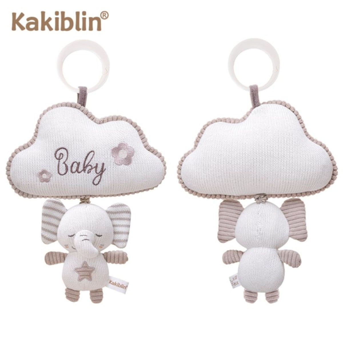 Lodër për bebe – për shtrat, karrocë dhe makinë (elefant “Baby”)
