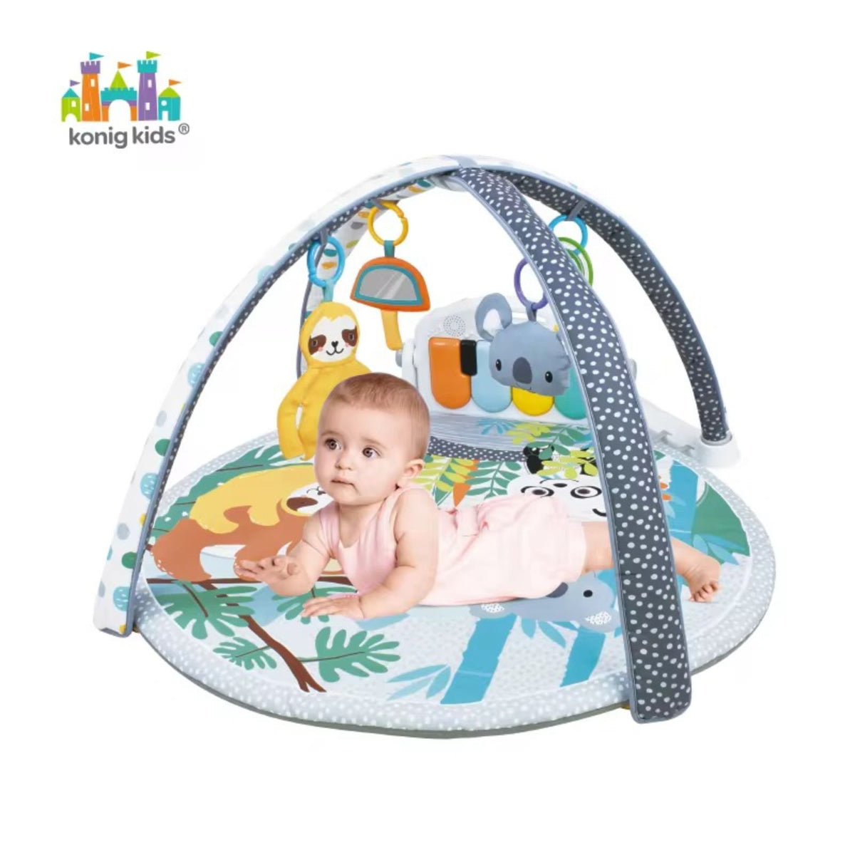 Tapet Aktiviteti për Bebe – Konig Kids (Kick &amp; Play Piano Gym)