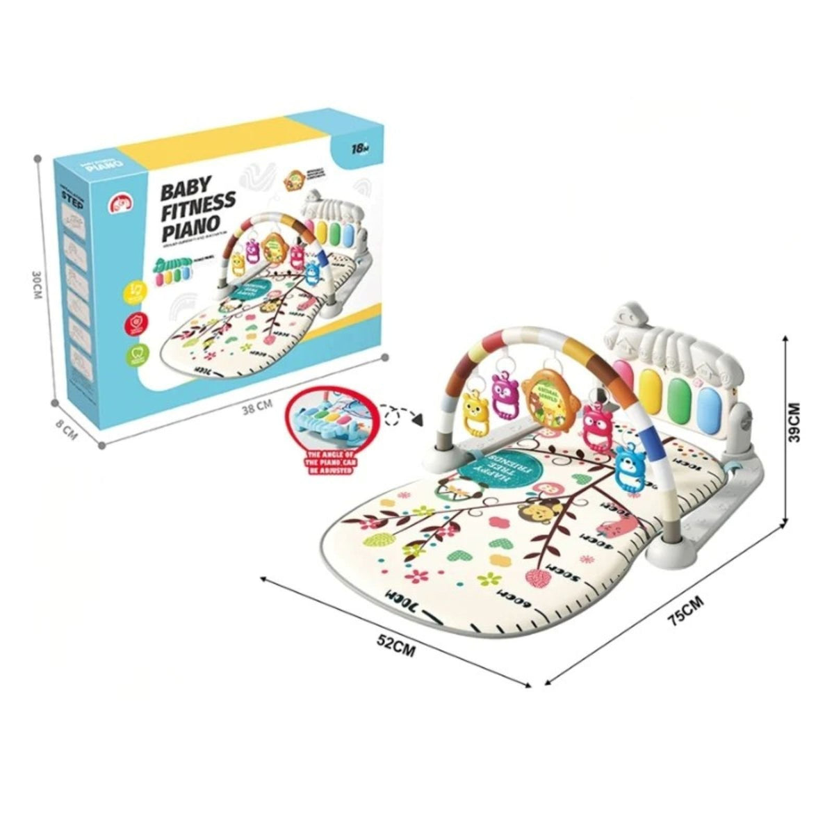 Baby Fitness Piano – Tapet muzikor për bebe