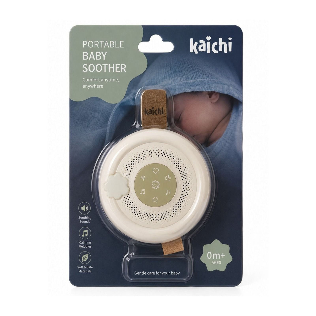 Kaichi Portable Baby Soother – Pajisje Qetësuese Portative për Bebë 0M+