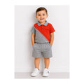Set Veror Polo me Dizajn Modern Diagonal për Djem – Stil Sportiv dhe Rehati Maksimale