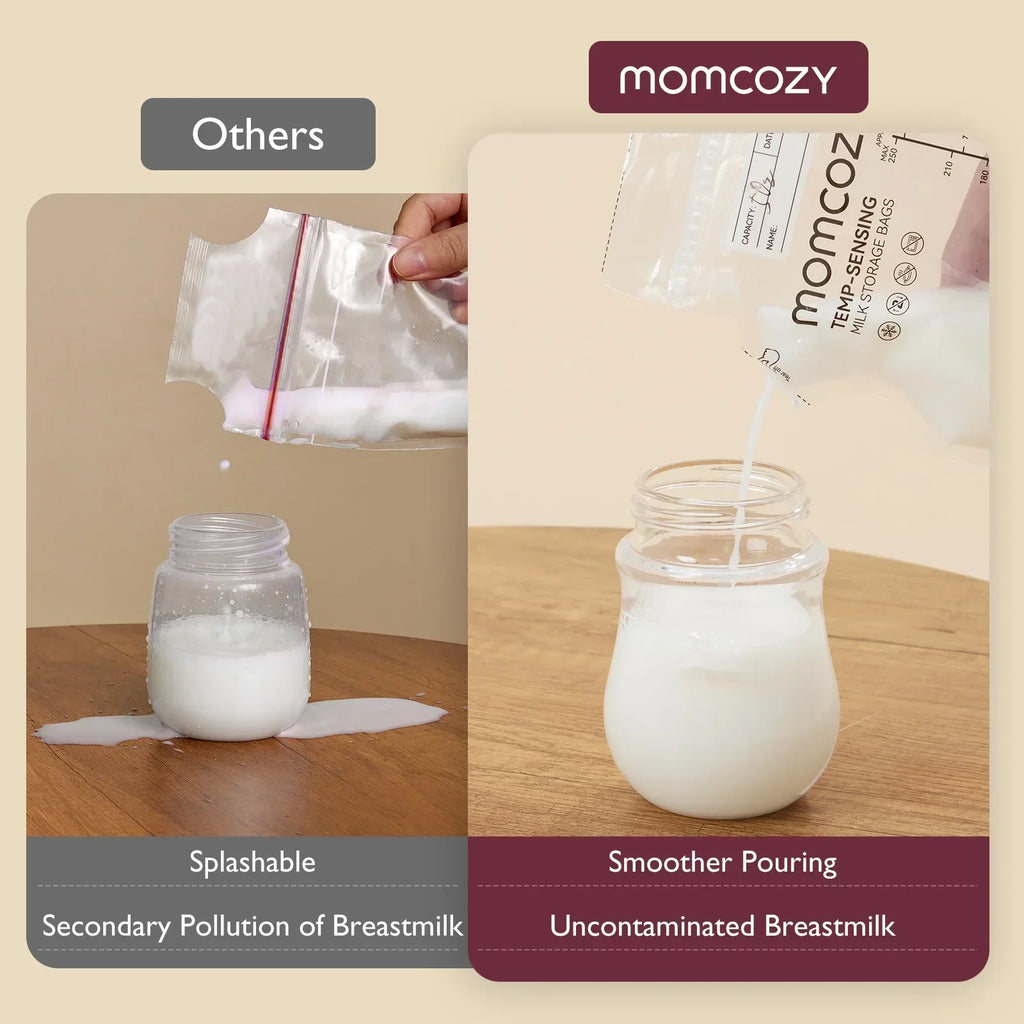 Momcozy MS029 Qese për Ruajtjeje të qumështit me (Spout)