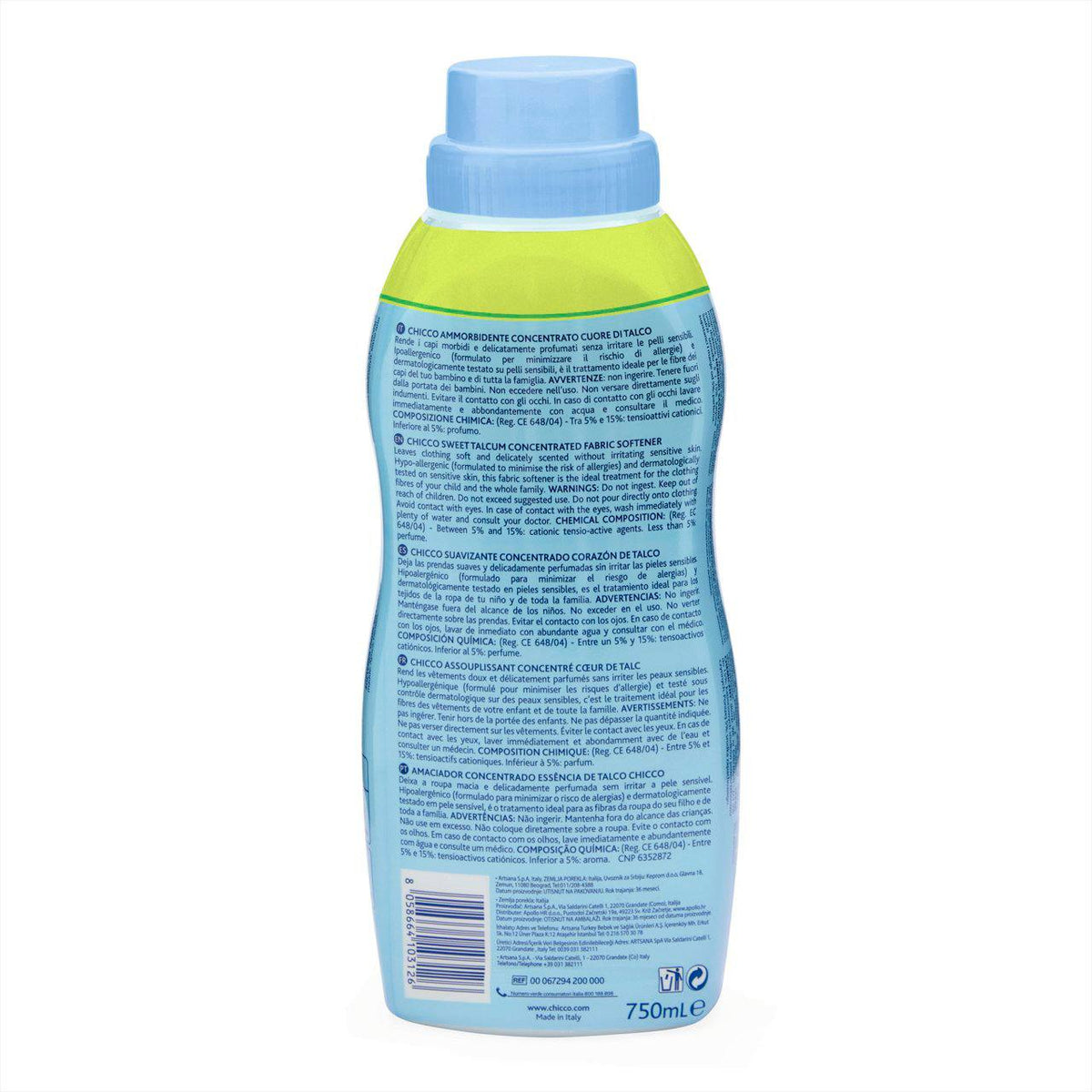 Zbutës Chicco Sensitive baby blue - 750ml