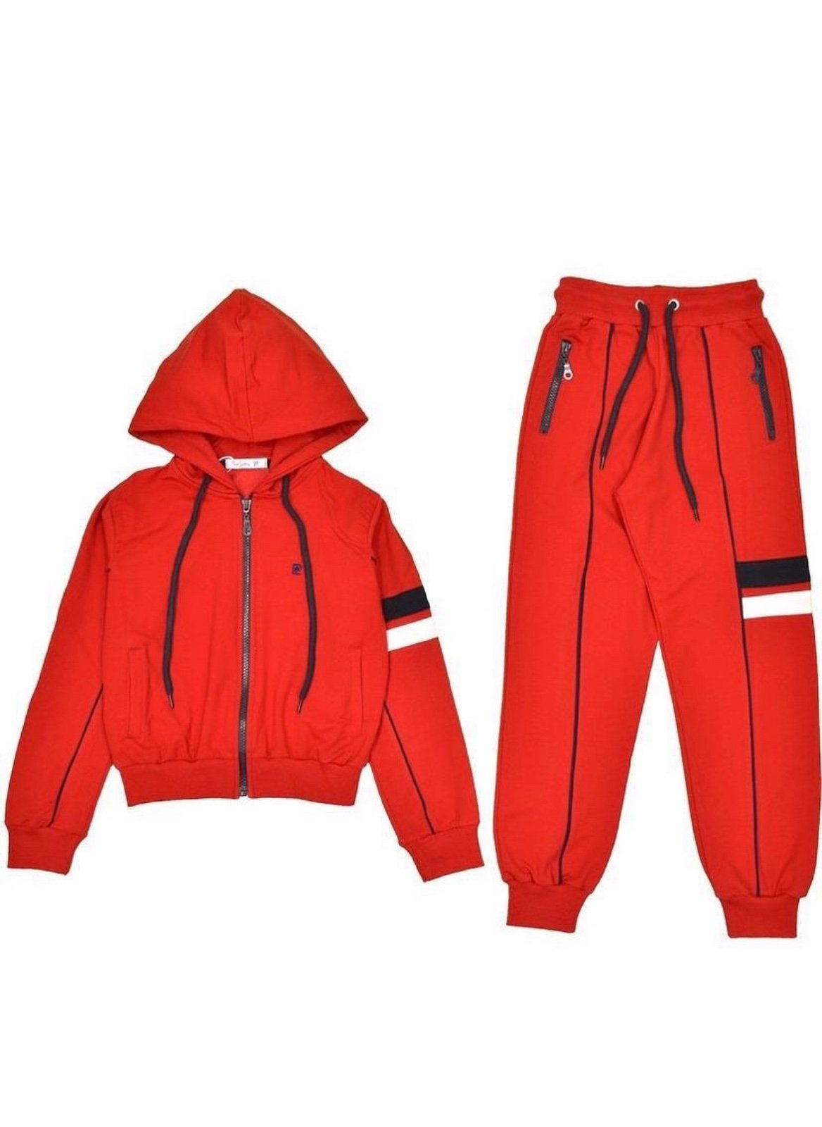 Set sportiv për vajza (2 pjesë) – stil modern me kapuç