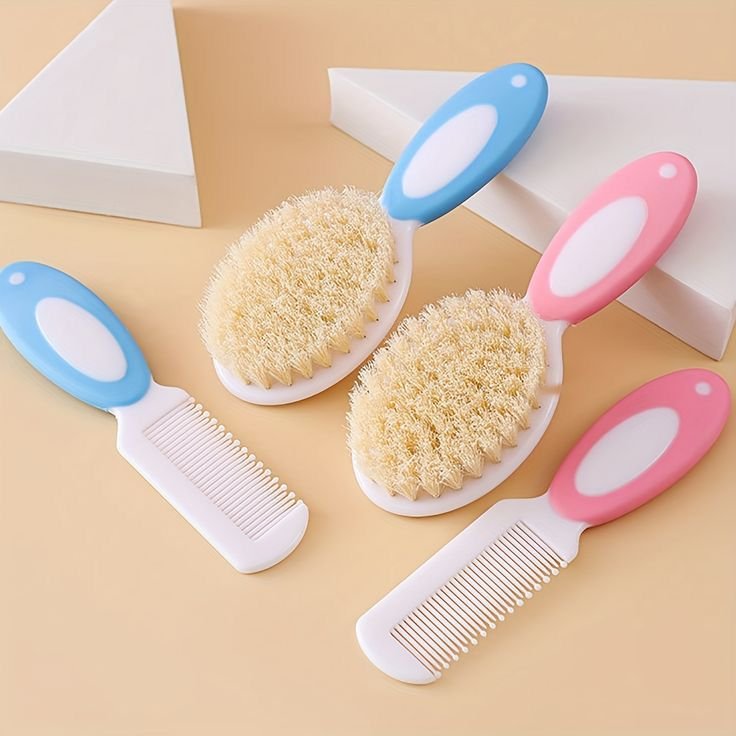 Set furçë dhe krehër për bebe (Baby Brush &amp; Comb Set)